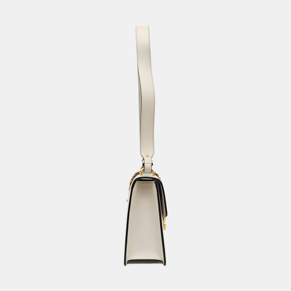 Sylvie Small Calfskin White