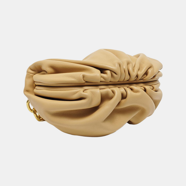 The Pouch Mini Calfskin Beige