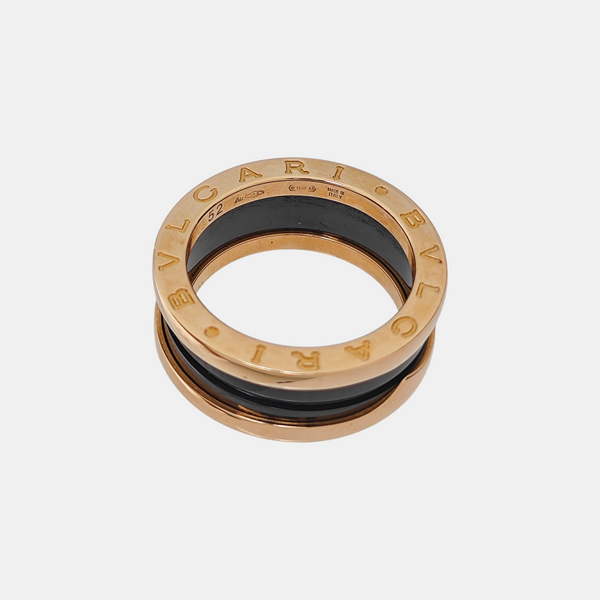 B.ZERO1 18k Rose Gold Ring EU 52
