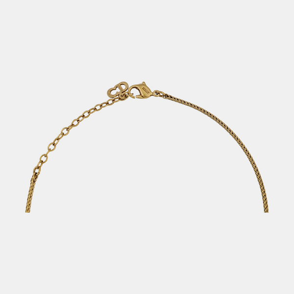 Petit CD Metal Gold Necklace
