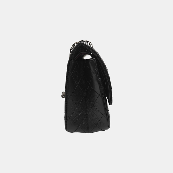 2.55 225 (small) Quilted Calfskin Black