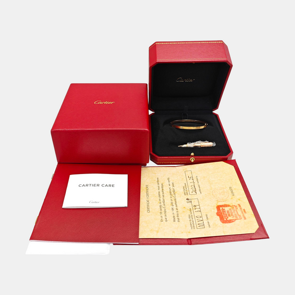 LOVE 18k Rose Gold Bangle