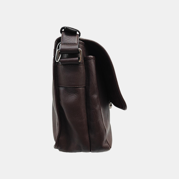 Calfskin Shoulder Bag Brown
