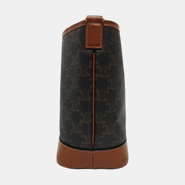 TRIOMPHE CANVAS Small Coated Canvas Brown