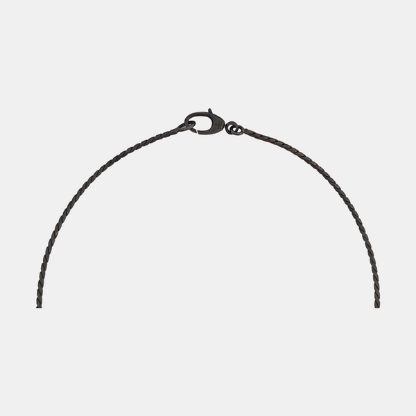925 Sterling Silver Black Necklace