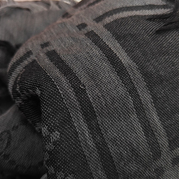Wool Scarf Black