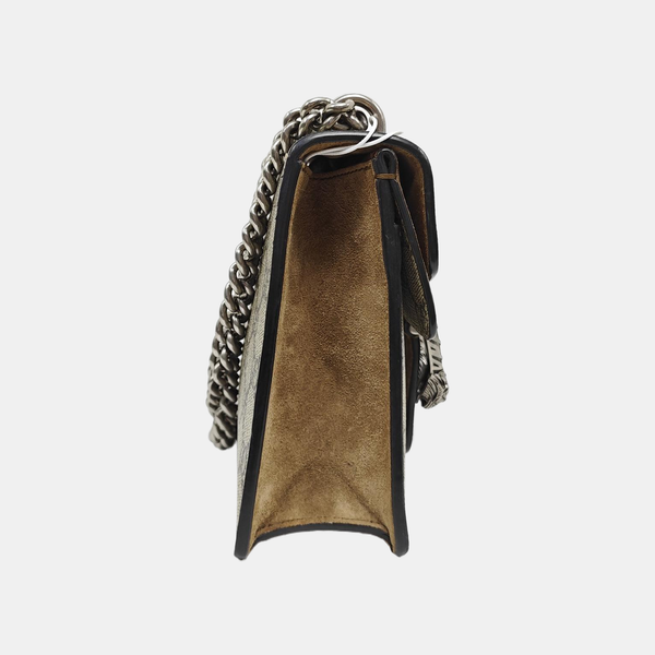 Dionysus Mini Monogram Lona Revestida Beige