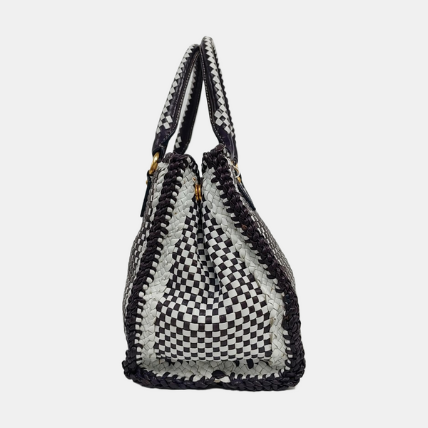 Calfskin Shoulder Bag Multicolor
