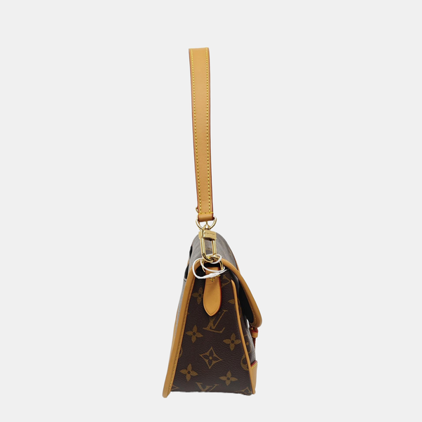 DIANE Monogram Coated Canvas Brown