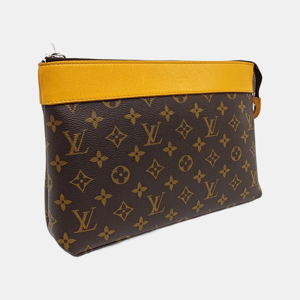DAILY Monogram Coated Canvas Brown