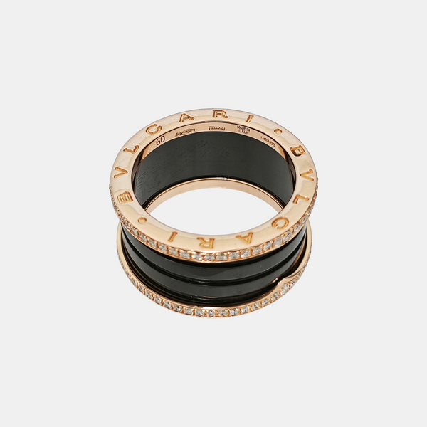 B.ZERO1 18k Rose Gold Ring EU 60