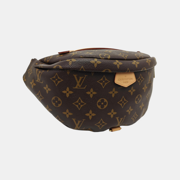 BUMBAG Monogram Coated Canvas Brown