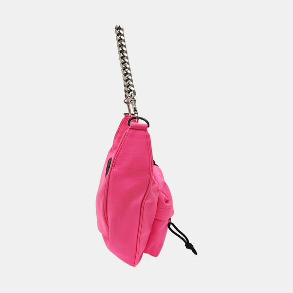 Fabric Shoulder Bag Red