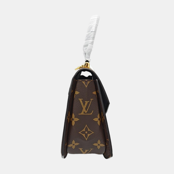 Monogram Coated Canvas Shoulder Bag Super Mini Brown