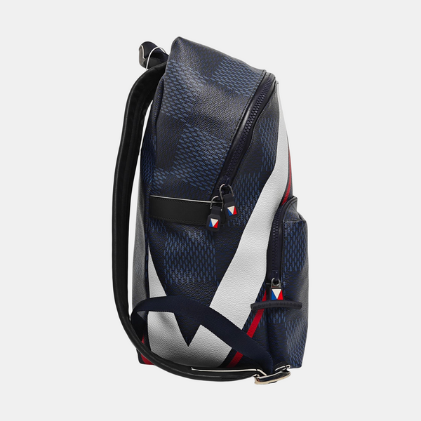 APOLLO Damier Coated Canvas Blue