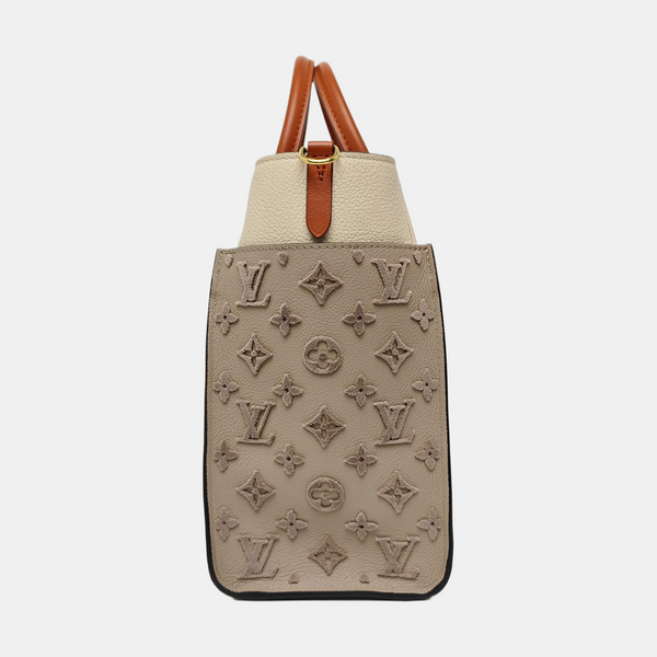 ON MY SIDE MM Monogram Calfskin Gray