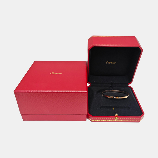 LOVE 18k Rose Gold Bangle