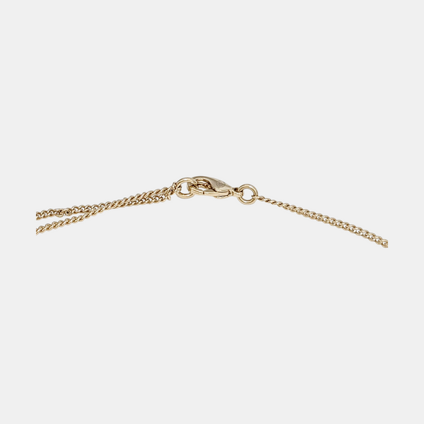 CC Logo Metal Gold Necklace