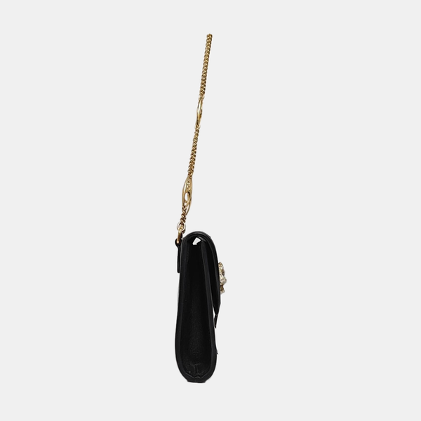 Rajah Small Calfskin Black