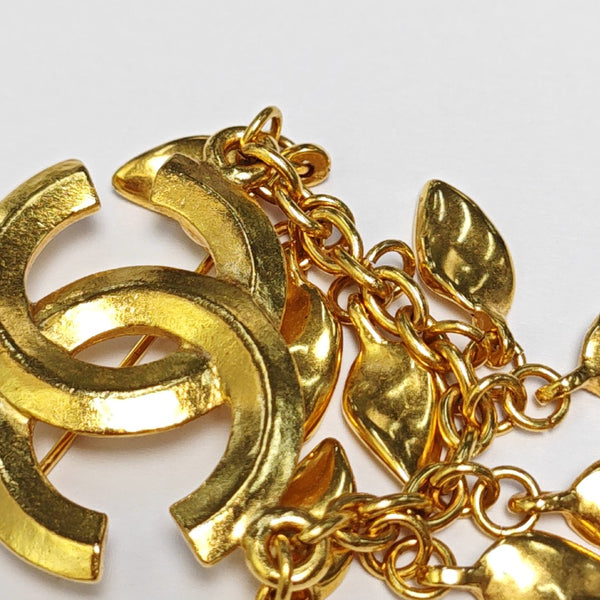 Metal Gold Brooch