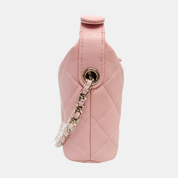 HOBO Quilted Grained Calfskin Pink