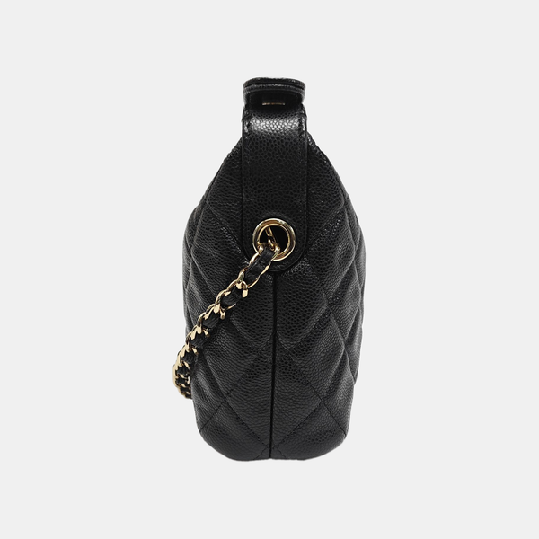 HOBO Quilted Grained Calfskin Black