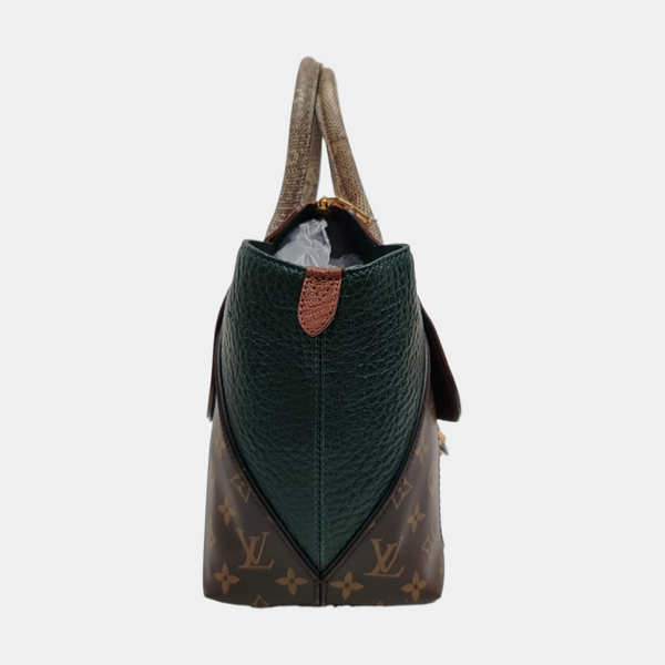 MAJESTUEUX Monogram Coated Canvas Brown