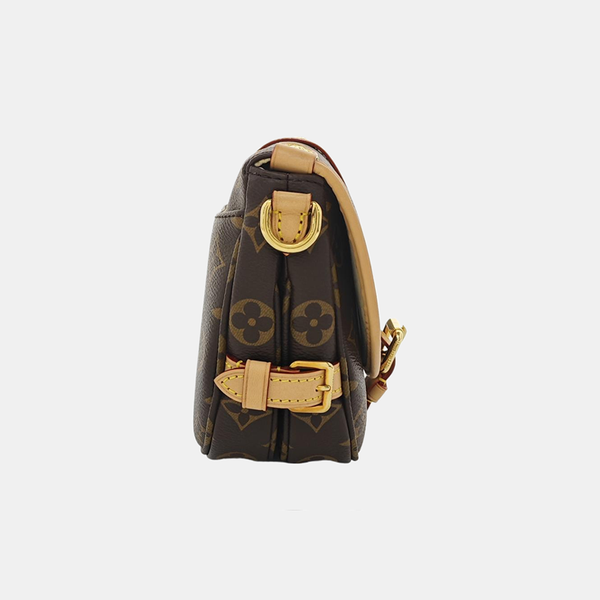 SAUMUR BB Monogram Coated Canvas Brown
