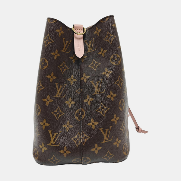 NÉONOÉ MM Monogram Coated Canvas Brown