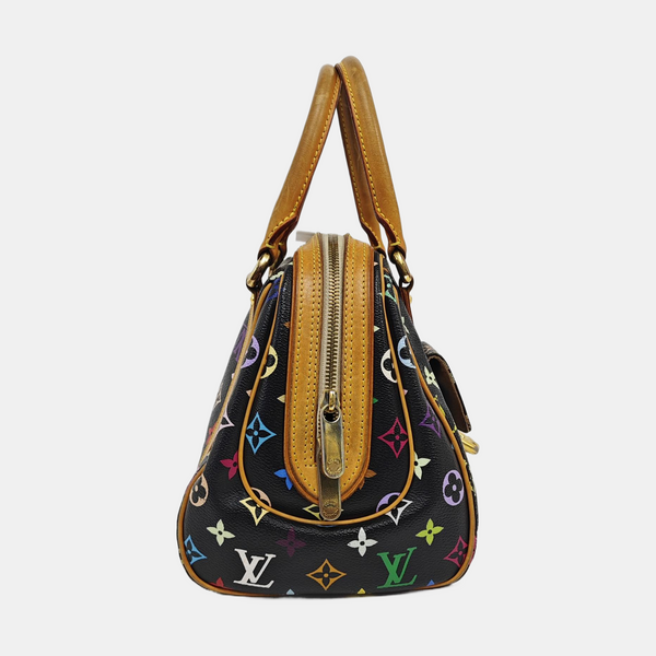 LV × TM PRISCILLA Monogram Coated Canvas Black