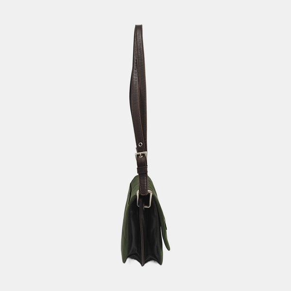 Nylon Shoulder Bag Green