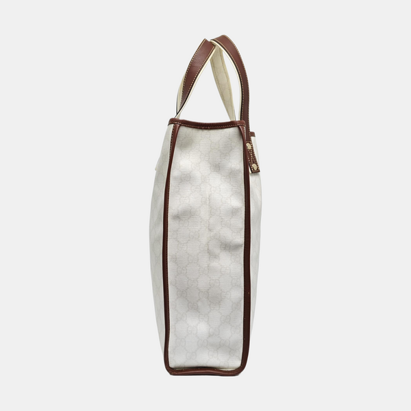 Monogram Coated Canvas White