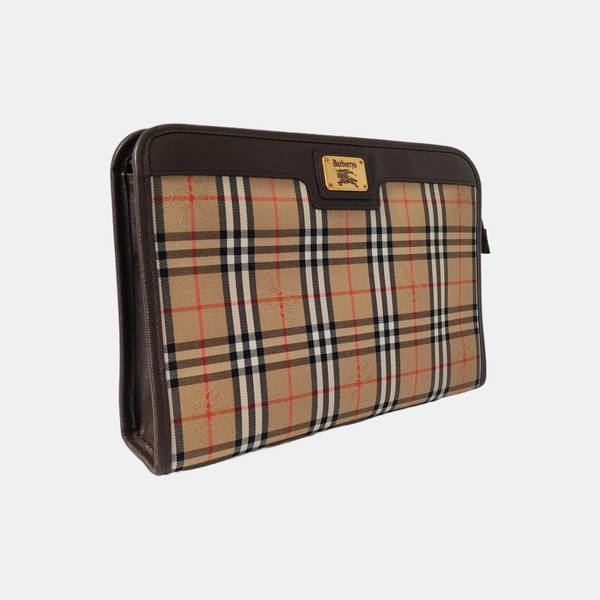 Canvas Clutch Beige