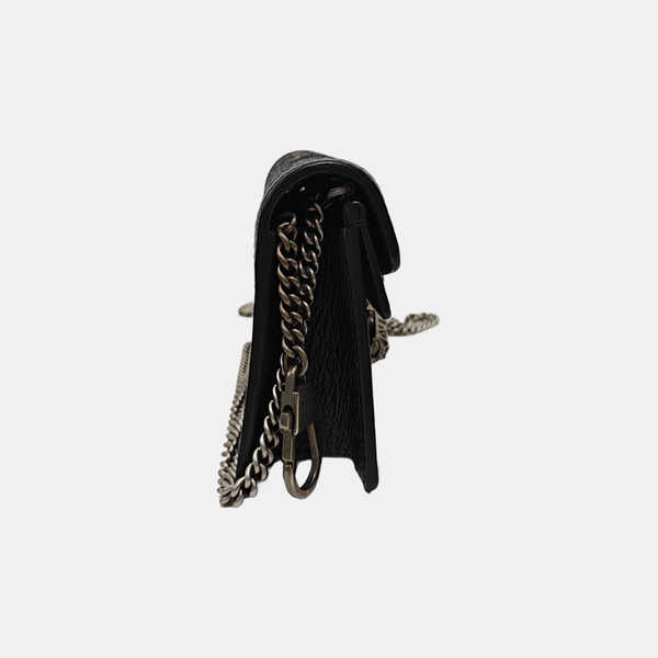 Dionysus Super Mini Monogram Denim Black
