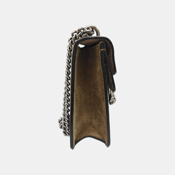 Dionysus Mini Monogram Coated Canvas Beige