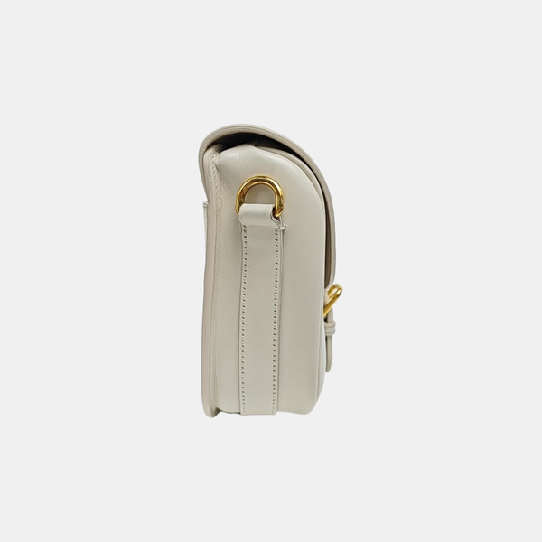 Bobby Medium Calfskin White