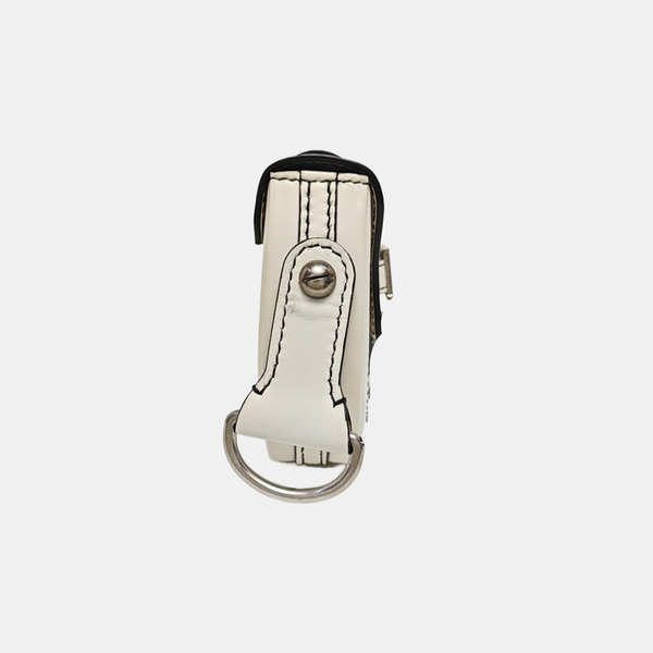 Calfskin Shoulder Bag White