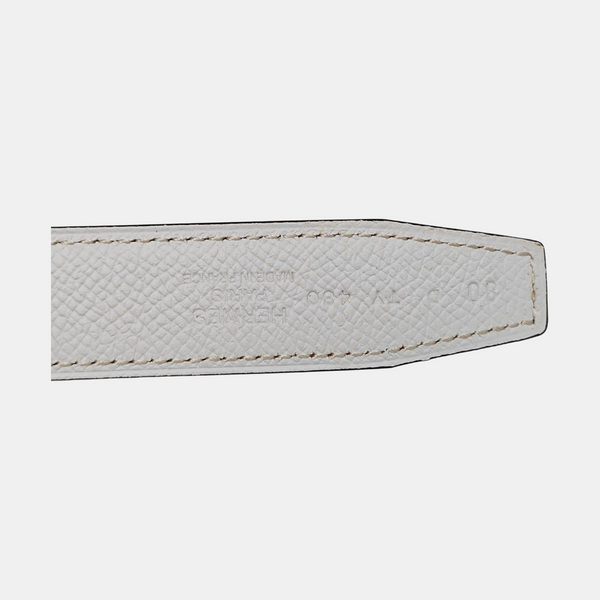 Leather Belt White