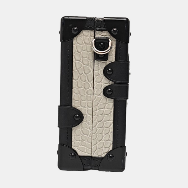 PETITE MALLE Crocodile Gray