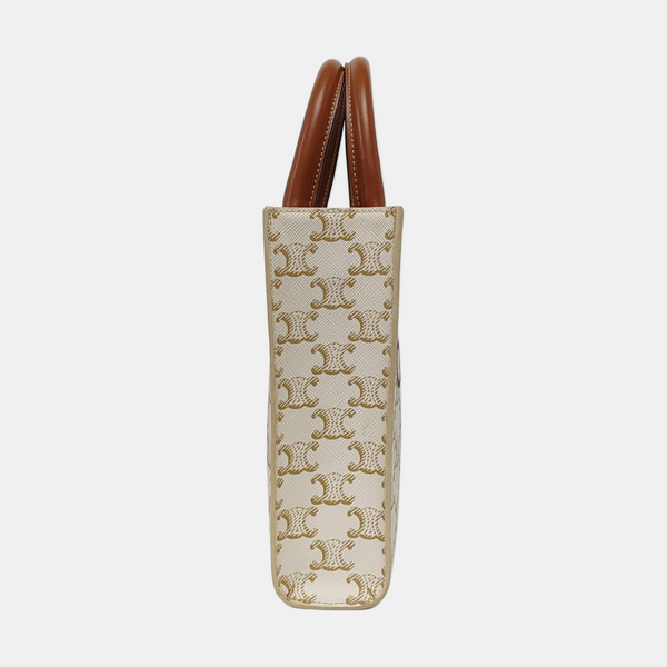 CABAS CELINE Mini Coated Canvas White