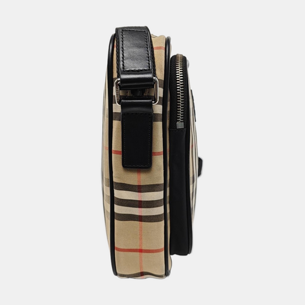Fabric Shoulder Bag Brown