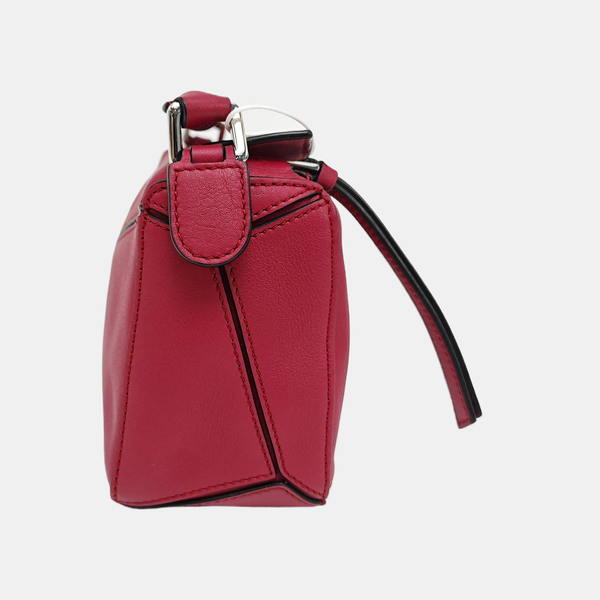 Puzzle Mini Calfskin Red