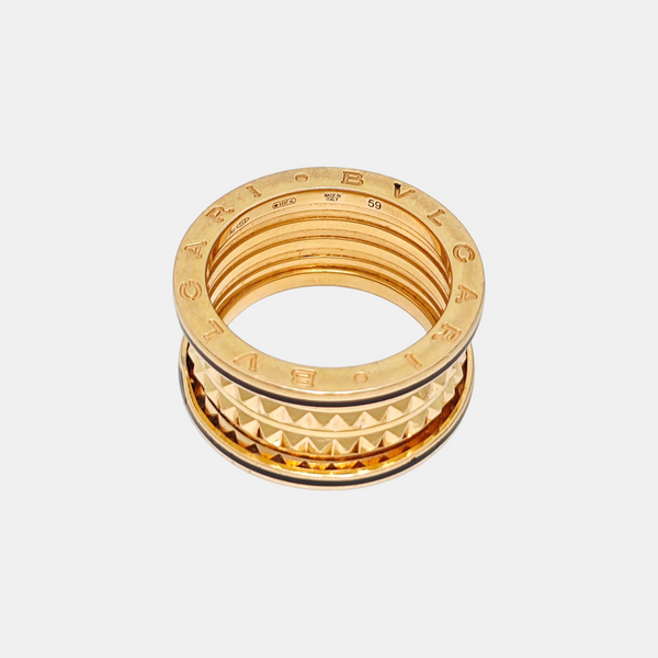B.ZERO1 18k Rose Gold Ring EU 59