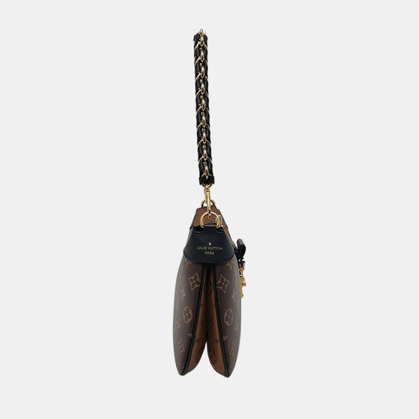 TWINNY Monogram Coated Canvas Brown