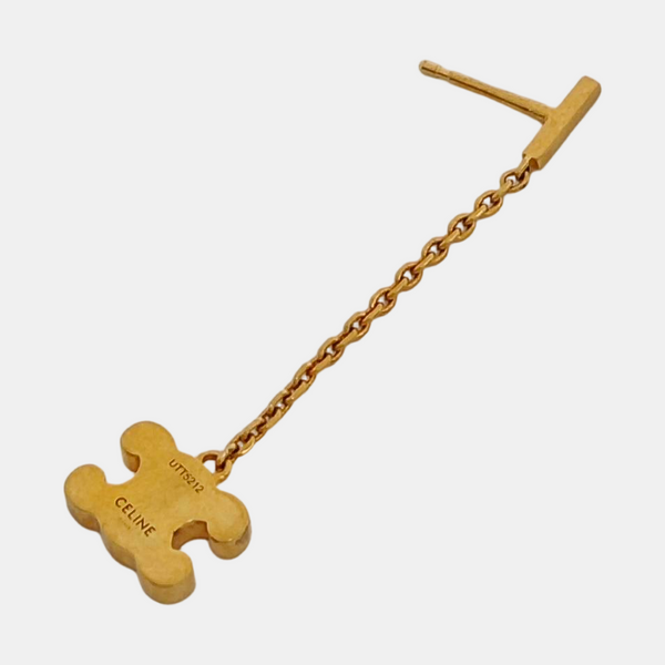 Metal Gold Stud Earrings