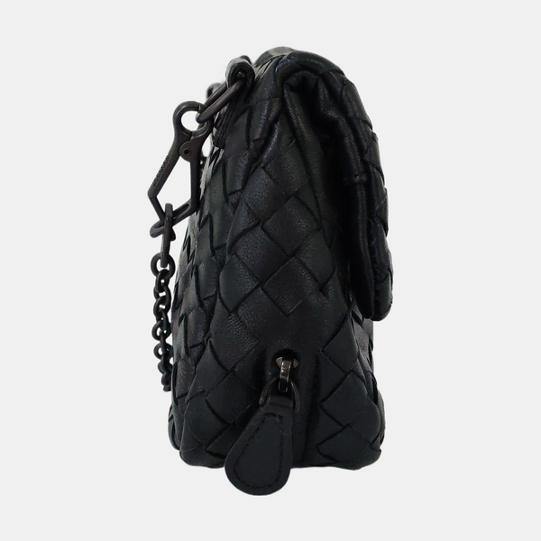 Authenticated pre-owned Messenger Mini Lambskin Black - Shoulder Bag at Looply