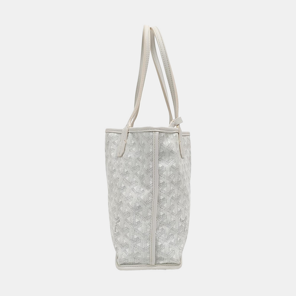 Anjou Mini Coated Canvas White