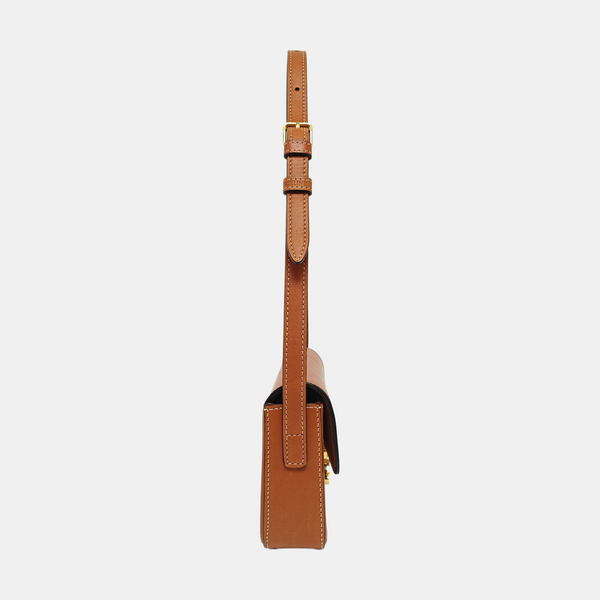 TRIOMPHE Small Calfskin Brown