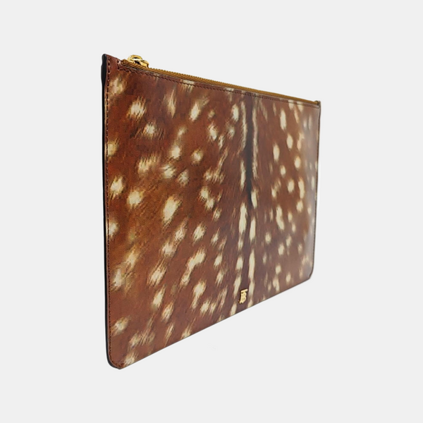 Calfskin Top Handle Bag Brown
