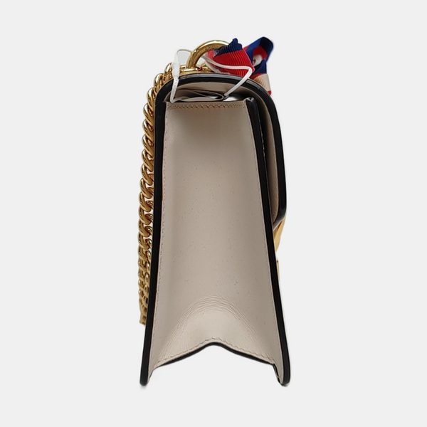 Authenticated pre-owned Sylvie Mini Calfskin White - Shoulder Bag at Looply